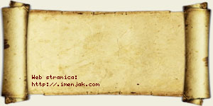 Tamara Jelisić vizit kartica